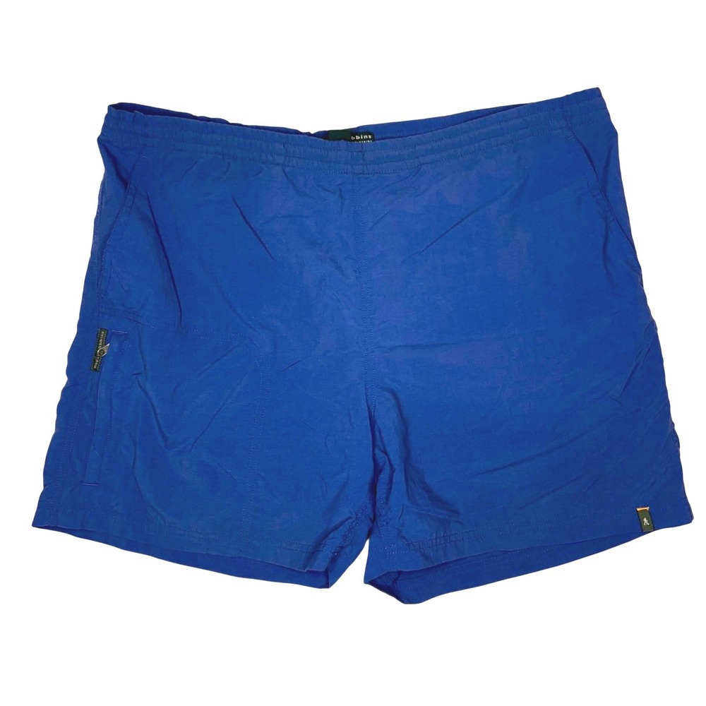 Royal Robbins Mens Blue Nylon Hiking Travel Shorts Large Mesh Lined Drawstring